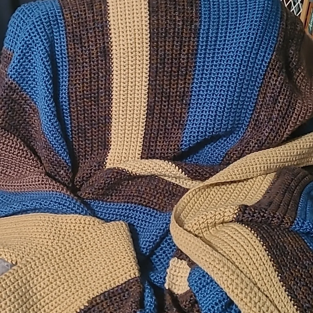 Hand Crafted Crochet Quilt New
